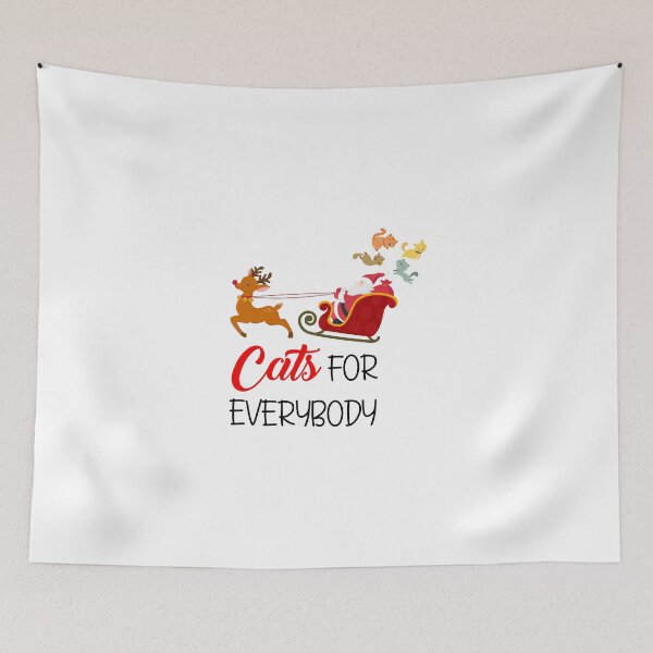 Item preview, Cats For Everybody Christmas Cute Cat Lover Ugly Sweater T-Shirt designed and sold by GoldenDov.