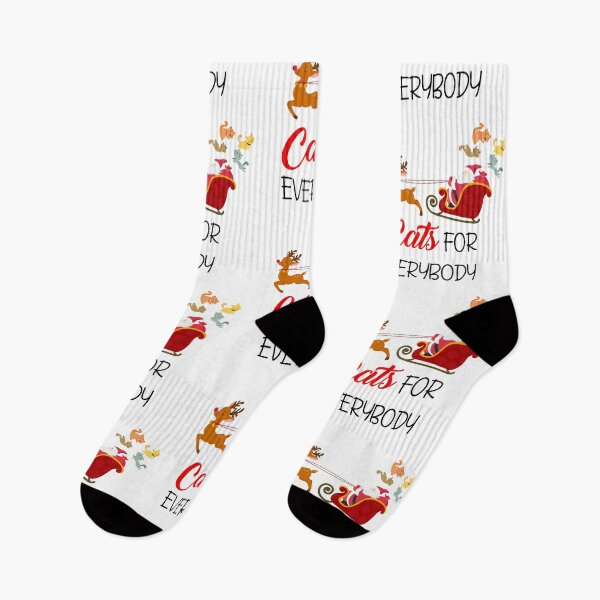 Item preview, Cats For Everybody Christmas Cute Cat Lover Ugly Sweater T-Shirt designed and sold by GoldenDov.
