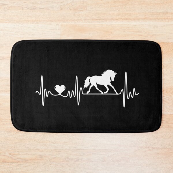 Item preview, Horse Heartbeat ECG With Heart Riding designed and sold by EllenTune.