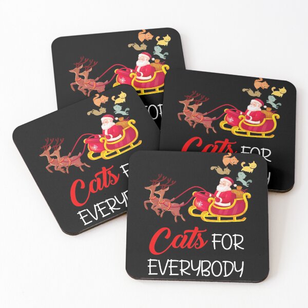 Item preview, Cats For Everybody Christmas Cute Cat Lover Ugly Sweater T-Shirt designed and sold by GoldenDov.