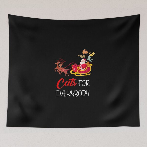 Item preview, Cats For Everybody Christmas Cute Cat Lover Ugly Sweater T-Shirt designed and sold by GoldenDov.