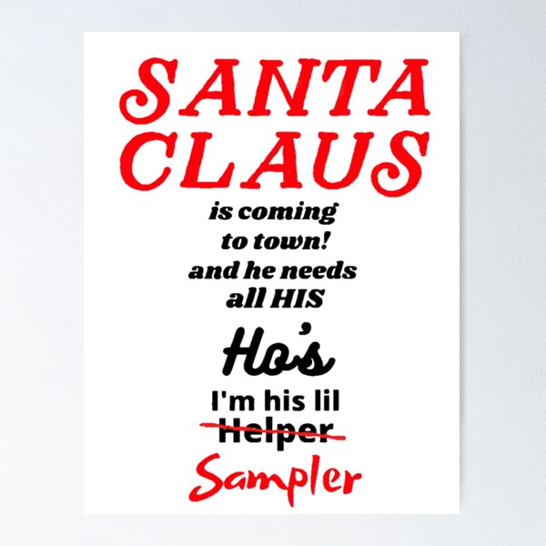 Item preview, Christmas Santa Clause is coming to town 1 designed and sold by Hypnotees.