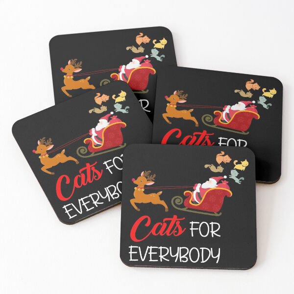 Item preview, Cats For Everybody Christmas Cute Cat Lover Ugly Sweater T-Shirt designed and sold by GoldenDov.