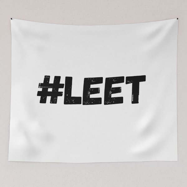 Item preview, #Leet - Leet And Proud - Hashtag Leet designed and sold by Worranarin.