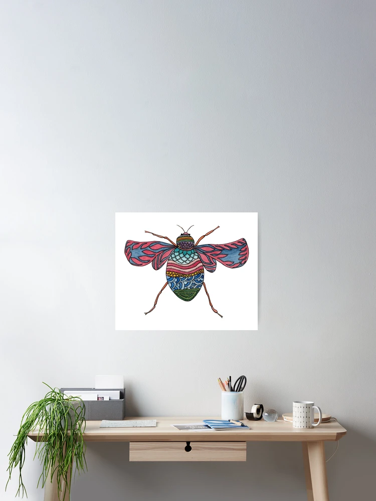 Thumbnail 2 of 3, Poster, tiny bug designed and sold by garam-project.