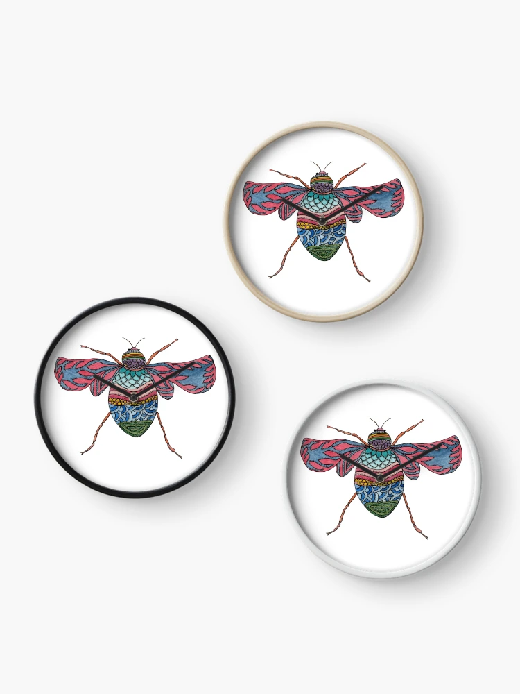 Thumbnail 3 of 4, Clock, tiny bug designed and sold by garam-project.