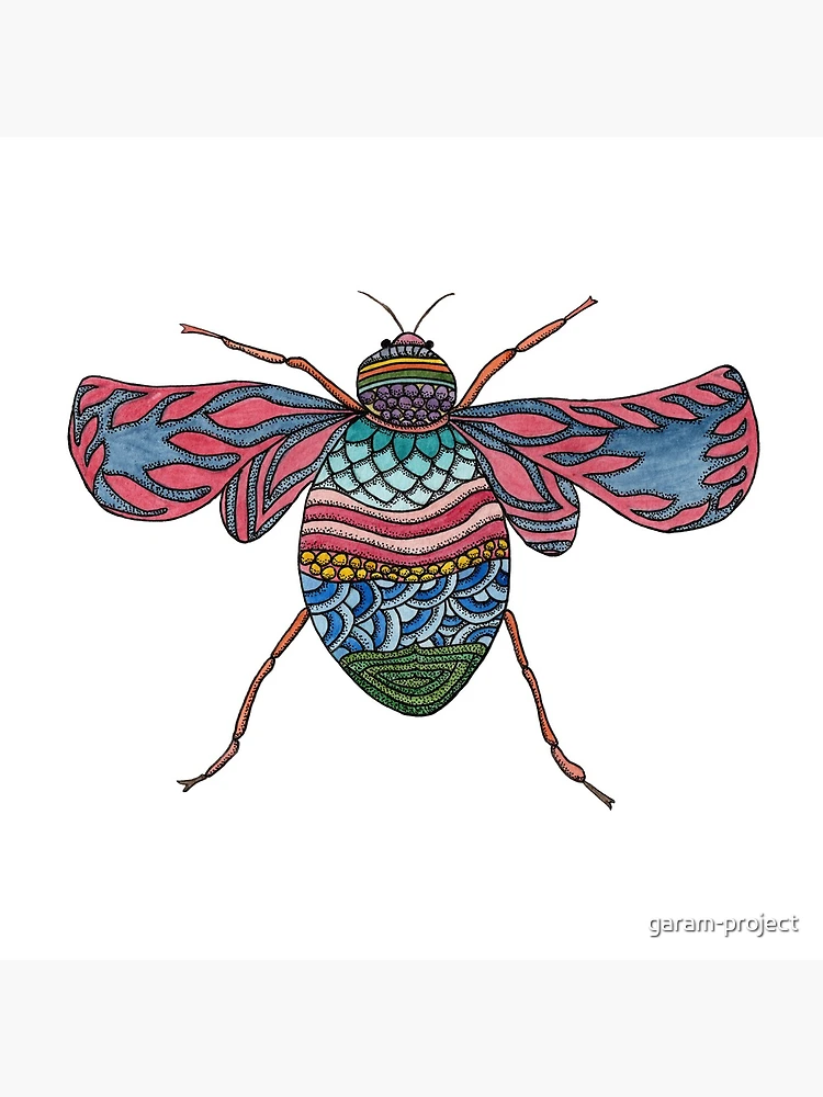Thumbnail 4 of 4, Clock, tiny bug designed and sold by garam-project.