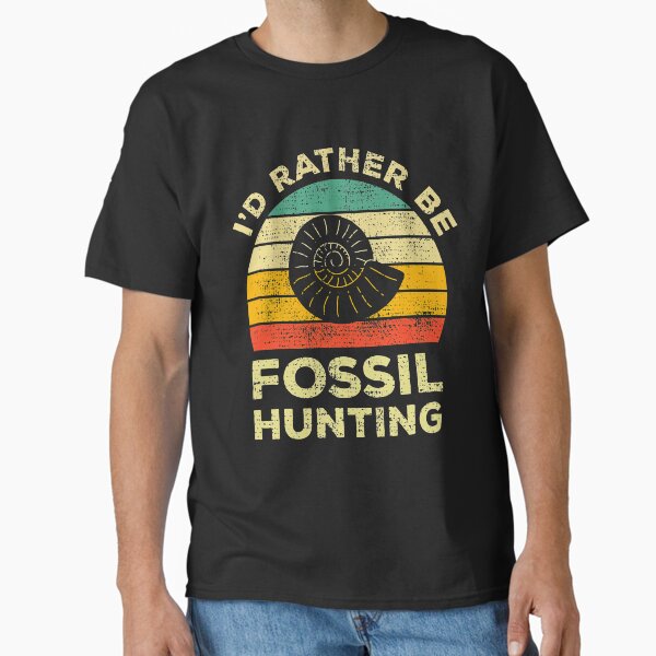 Artikel-Vorschau von Ich würde lieber Fossilien jagen Vintage Geschenk für Fossilienjäger, designt und verkauft von JokeGysen.