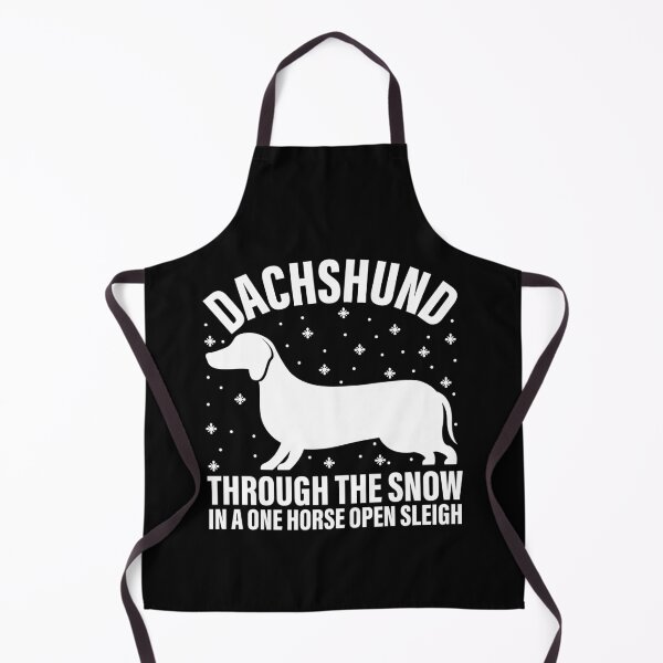 Item preview, Dachshund Through The Snow Dachshunds Snowday designed and sold by GravitiTees.