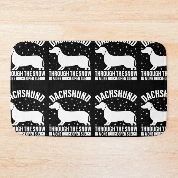Item preview, Dachshund Through The Snow Dachshunds Snowday designed and sold by GravitiTees.