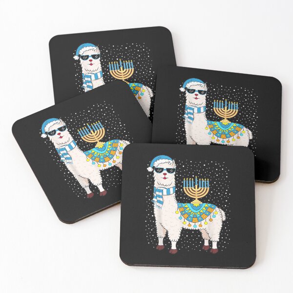 Item preview, Menorah Hanukkah Llama Lindo regalo de Janucá de alpaca designed and sold by Catherineheyman.