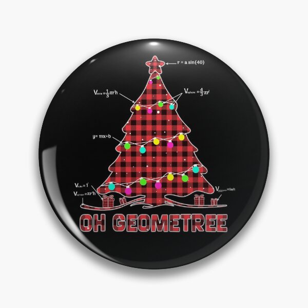 Item preview, Oh Geometree funny Math Teacher Geometry Christmas Tree Gift designed and sold by issambak.
