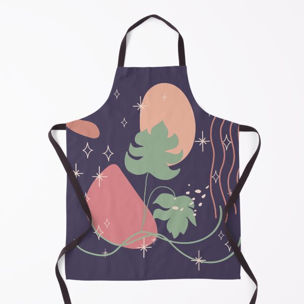 Item preview, Abstract shapes stars lines and monstera leaves digital design illustration 73 designed and sold by MyBlackDreams.
