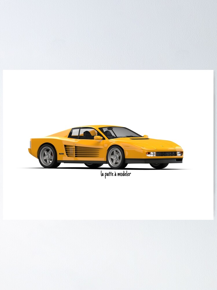 Poster Ferrari Testarossa - Catanai