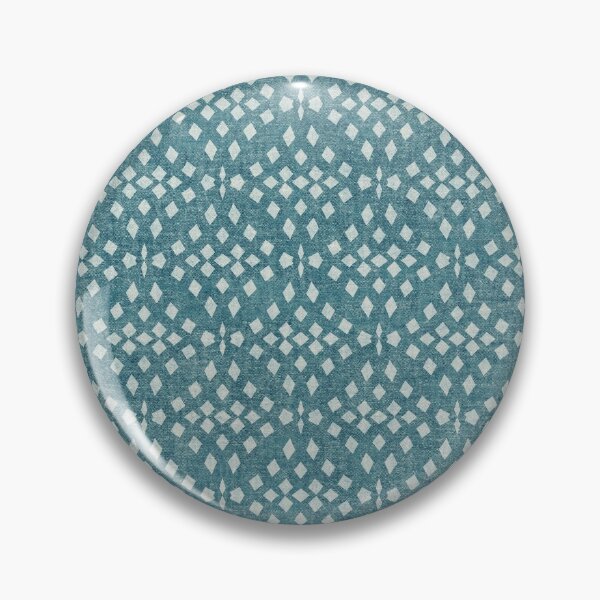 Artikelvorschau, Vintage Mudcloth Geometric Pattern, Boho Wall Art, Teal entworfen und verkauft von meggydesigns.