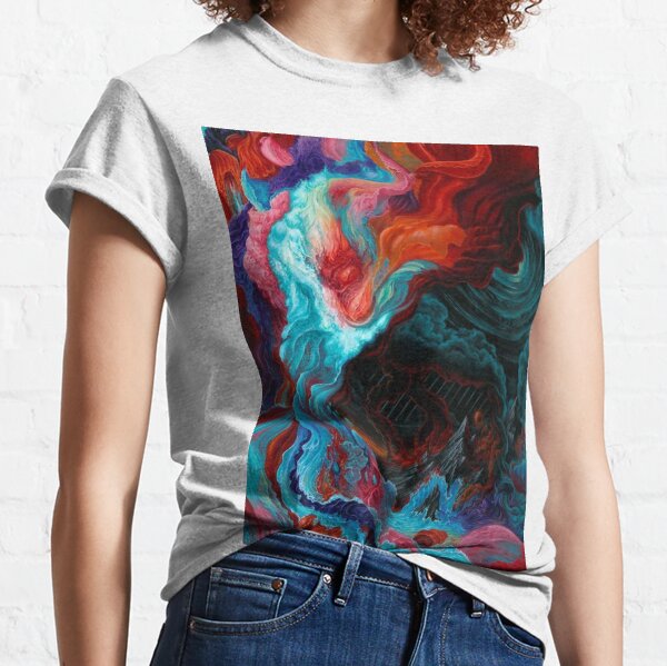 Acrylic Fluid Abstract Classic T-Shirt