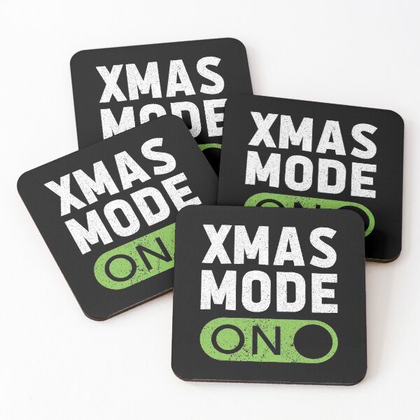 Item preview, Christmas Mode On! (Distressed Effect)  designed and sold by HeraAndKosmos.