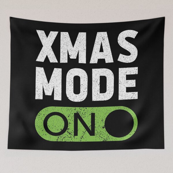 Item preview, Christmas Mode On! (Distressed Effect)  designed and sold by HeraAndKosmos.