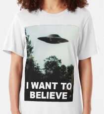I Want to Believe Slim Fit T-Shirt