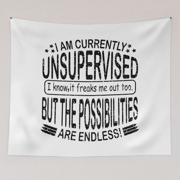 Item preview, I Am Currently Unsupervised designed and sold by YAHIA-14.
