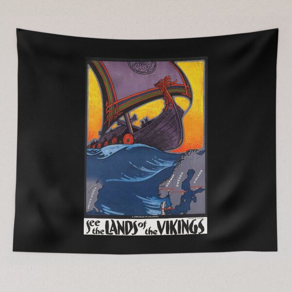 Item preview, retro classic See the Land of Vikings poster designed and sold by CorasPosters.
