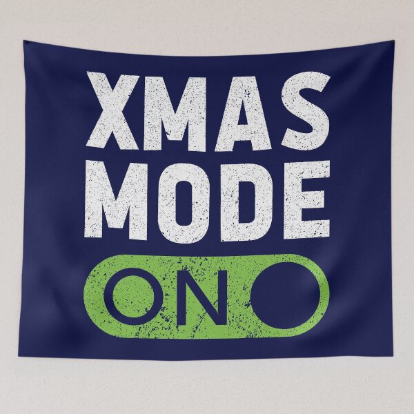 Item preview, Christmas Mode On! (Distressed Effect)  designed and sold by HeraAndKosmos.