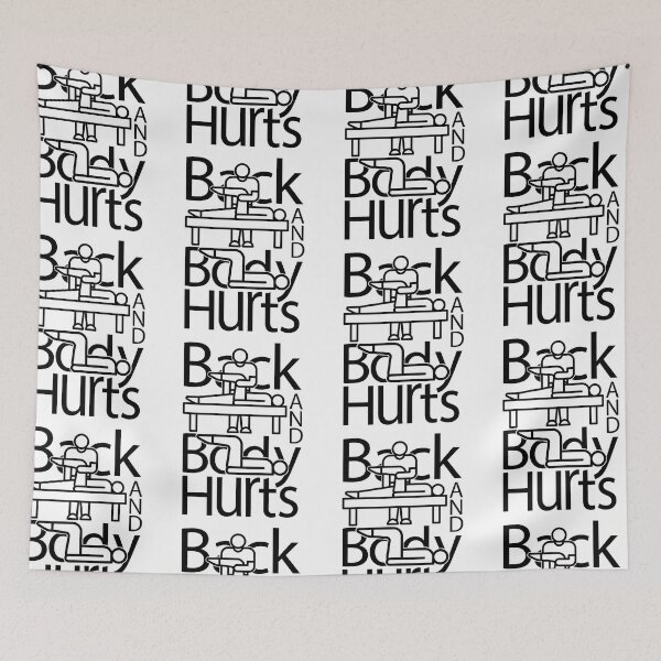 Item preview, Back Body Hurts designed and sold by GravitiTees.