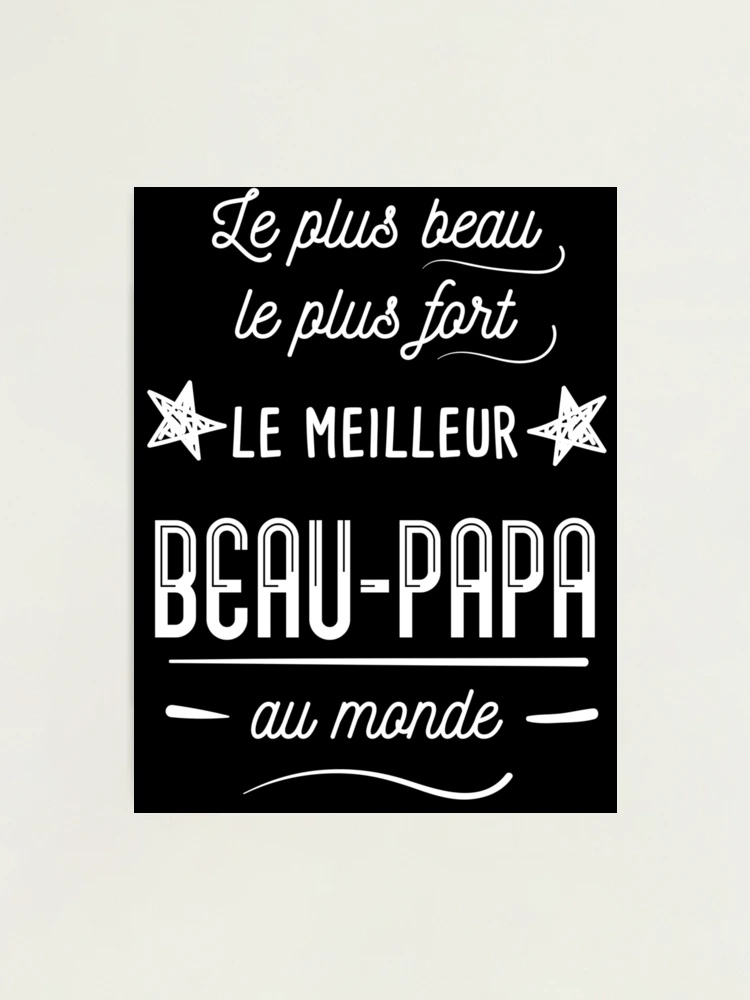 Beau-Père Cadeaux Beau-Papa' Sticker
