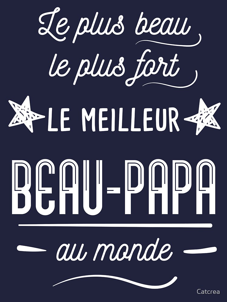 idée cadeau beau père Poster by Catcrea