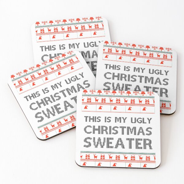 Item preview, This Is My Ugly Sweater Funny Christmas T-Shirt designed and sold by GoldenDov.