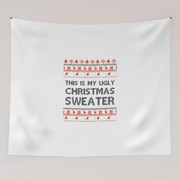 Item preview, This Is My Ugly Sweater Funny Christmas T-Shirt designed and sold by GoldenDov.