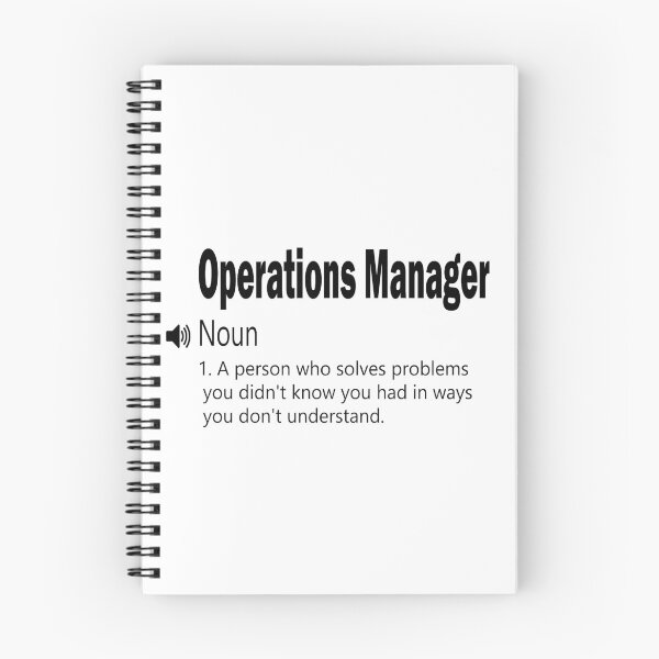 Item preview, Operations Manager definition - Funny jobs Gift for engineers designed and sold by zac1997.
