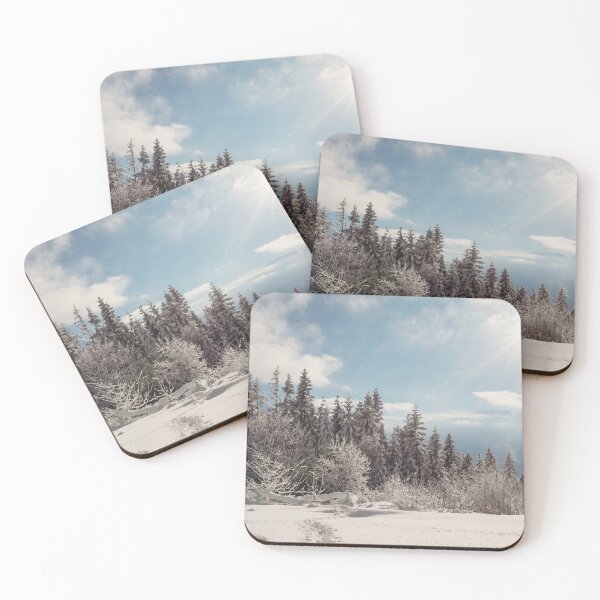 Item preview, Snowy Landscape with a Magical Sun designed and sold by JJMT Photography.