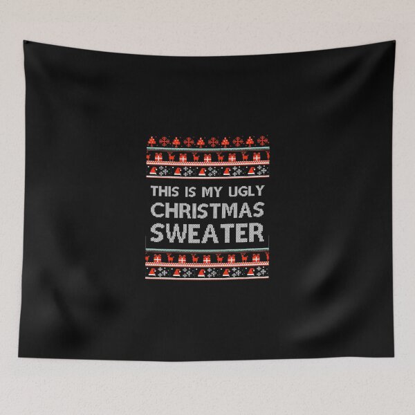 Item preview, This Is My Ugly Sweater Funny Christmas T-Shirt designed and sold by GoldenDov.