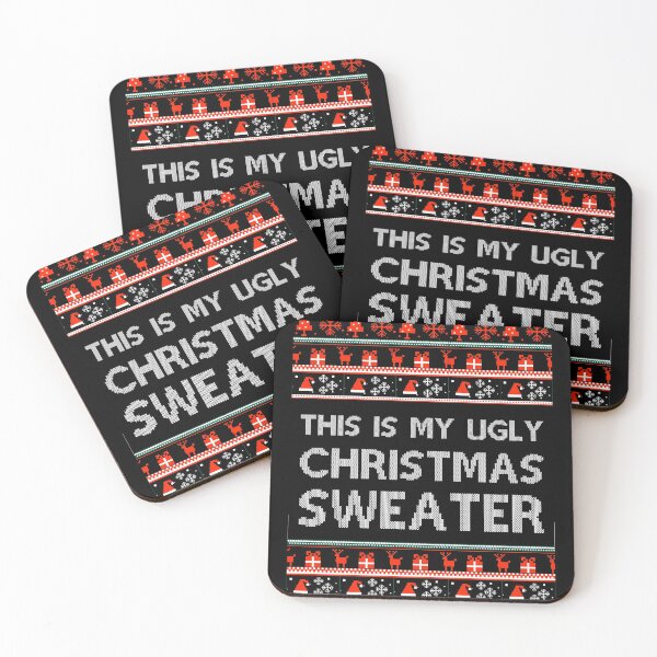 Item preview, This Is My Ugly Sweater Funny Christmas T-Shirt designed and sold by GoldenDov.