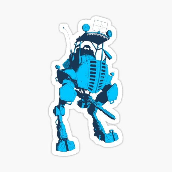 Blue Walker Sticker