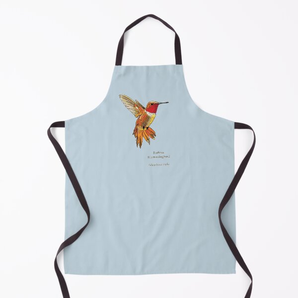 Item preview, Rufous Hummingbird with Name for Clothing etc designed and sold by HummingbirdPics.