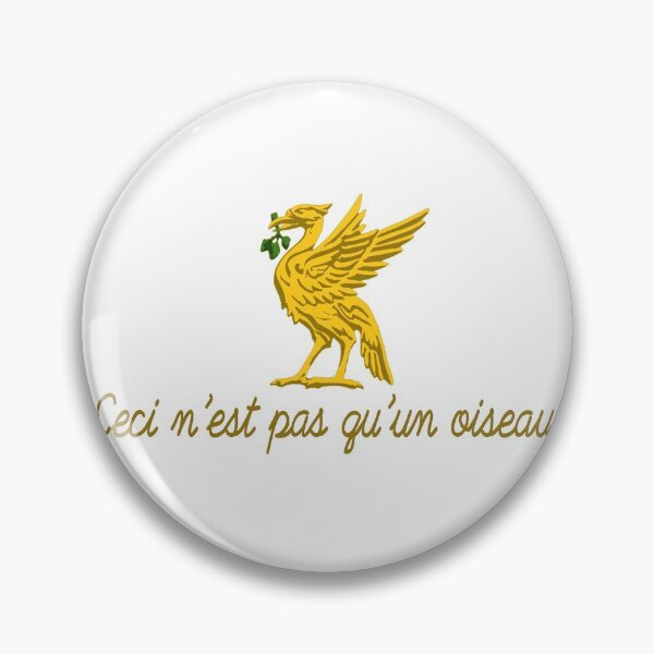 Item preview, Ceci n'est pas qu'un oiseau (gold writing) designed and sold by HandmadeBanners.