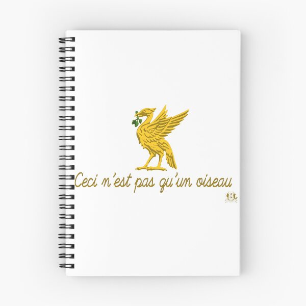 Item preview, Ceci n'est pas qu'un oiseau (gold writing) designed and sold by HandmadeBanners.