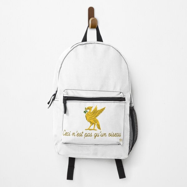 Item preview, Ceci n'est pas qu'un oiseau (gold writing) designed and sold by HandmadeBanners.