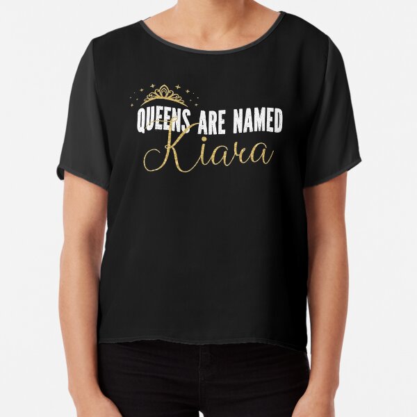 Queens Are Named Kiara Personalized First Name Girl design Tote Bag