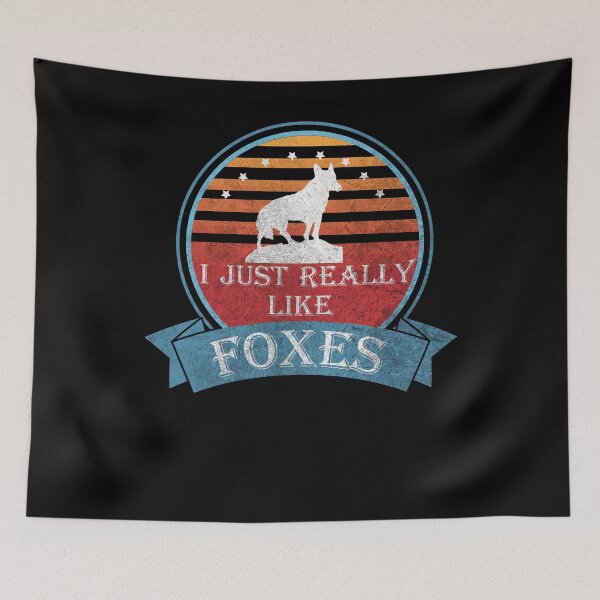 Item preview, I just really like foxes vintage retro fox love designed and sold by DerNerd.