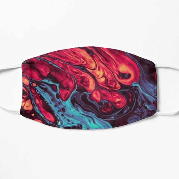 Acrylic Fluid Abstract Mask