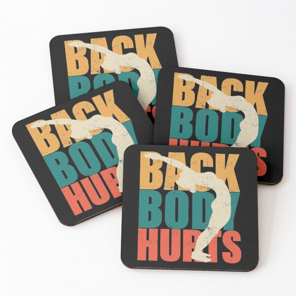 Item preview, Back and Body Hurts Funny Workout designed and sold by GravitiTees.