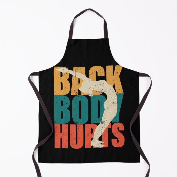 Item preview, Back and Body Hurts Funny Workout designed and sold by GravitiTees.