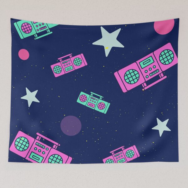 Item preview, 90s pattern / vibrant vintage designed and sold by SpicyCherrys.