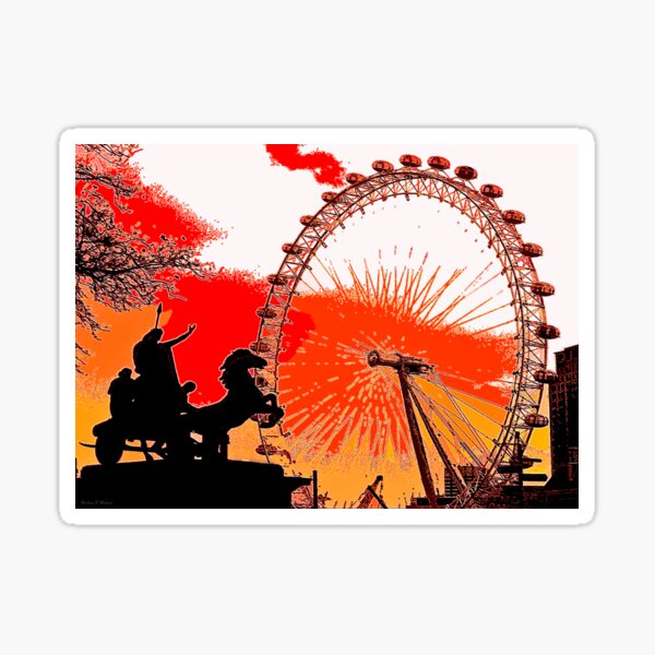The Eye in London Sticker