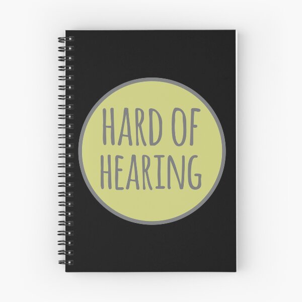 Item preview, Hard of Hearing Round Design designed and sold by Design-Maniya.