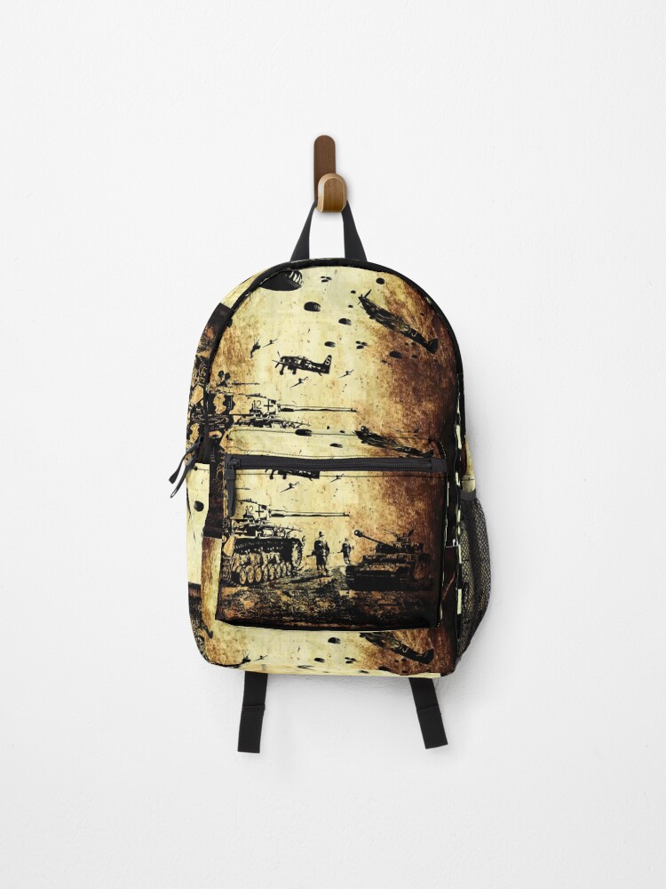 Thumbnail 1 of 3, Backpack, D DAY 1945 designed and sold by johnnyssandart.