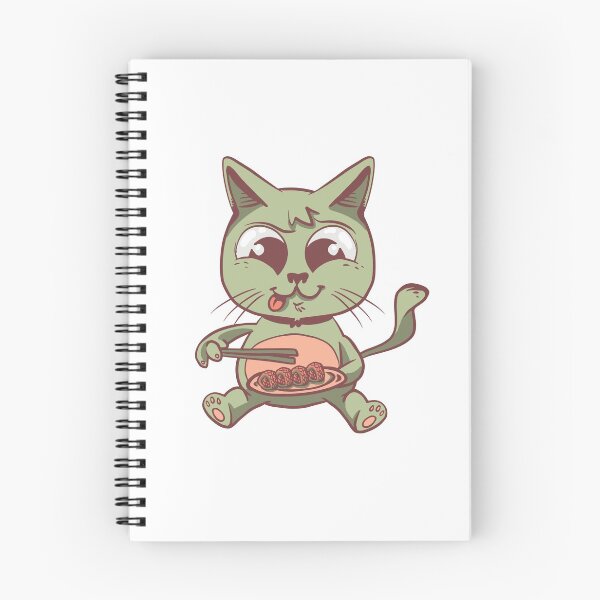 Item preview, Cute kitten eats sushi designed and sold by DerSenat.